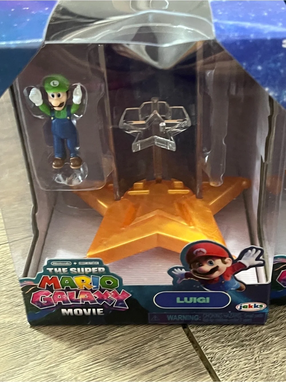 Super Mario Galaxy Movie Mario & Luigi Figures New